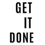 برچسب حرارتی گت ایت دان مشکی