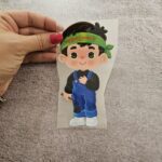 برچسب حرارتی پسر مذهبی لباس ابی - تصویر 2